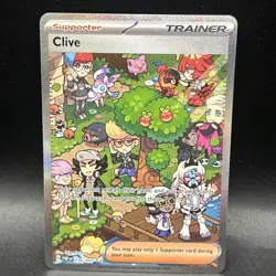 Pokemon TCG Clive Paldean Fates Holo Full Art Trainer Card 236/091 SV - Image 1