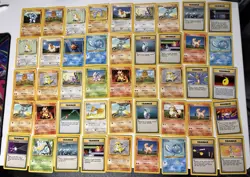 Huge Vintage WOTC Pokemon TCG Lot of 260 Cards Non-Holo Common-Rares LP/MP/HP - Image 3