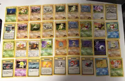 Huge Vintage WOTC Pokemon TCG Lot of 260 Cards Non-Holo Common-Rares LP/MP/HP - Image 4
