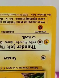 Pikachu 087/130 Base Set 2 Regular Pokemon Vintage NEAR MINT - Image 5