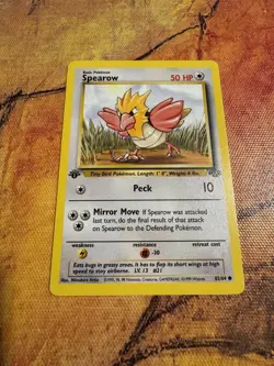 1st Edition Jungle Spearow 62/64 | Vintage WOTC Gen 1 Pokemon - Image 1