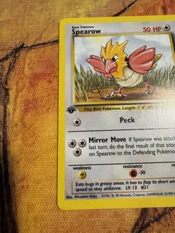 1st Edition Jungle Spearow 62/64 | Vintage WOTC Gen 1 Pokemon - Image 3