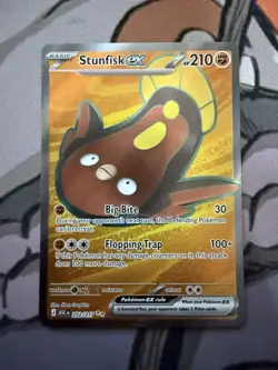 Stunfisk EX 252/217 - Pokemon TCG: Ascended Heroes Full Art NM - Image 1