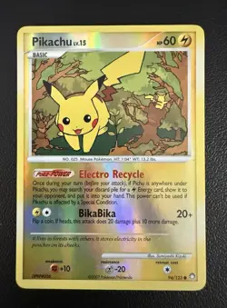 The Pokemon Company Pikachu 94/123 Mysterious Treasures Reverse Holo HP 60 - Image 1