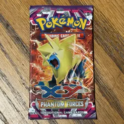 Pokemon TCG XY Phantom Forces Booster Pack 10 Cards Sealed Mega Manectric Art - Image 1
