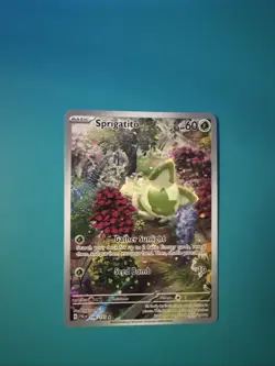 Pokemon Sprigatito Paldea Evolved 196/193 Illustration NM - Image 1