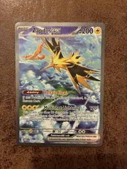 Zapdos ex 202/165 NM+ Special Illustration Rare - S&V: 151 - Pokemon TCG 2023 - Image 1