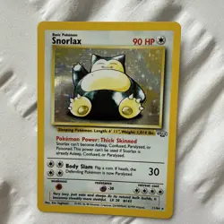 Pokemon TCG Snorlax Jungle 27/64 Regular Unlimited Rare - Image 5