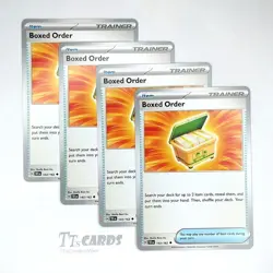 Boxed Order 143/162 x4 Playset 4x Trainer Pokemon S&V Temporal Forces TEF - Image 1