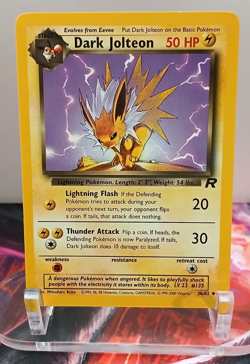 Dark Jolteon 38/82 Team Rocket Regular Pokemon Vintage NEAR MINT - Image 1