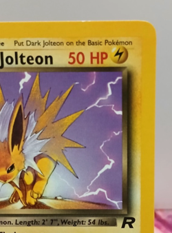 Dark Jolteon 38/82 Team Rocket Regular Pokemon Vintage NEAR MINT - Image 3
