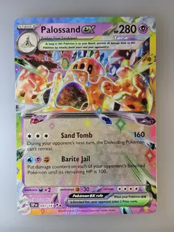 Pokemon Palossand ex 91/191 Surging Sparks Double Rare NM - Image 1