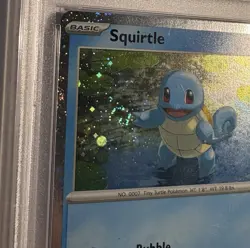 2023 POKEMON BLACK STAR PROMO 151 POSTER COL 048 SQUIRTLE PSA 10 w/ HAND SWIRL🌀 - Image 3