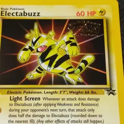 Electabuzz 2 Rare WOTC First Movie Promo black star Pokemon - Image 2