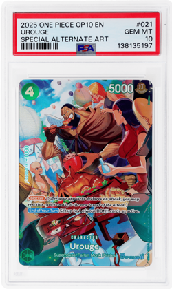 2025 One Piece Card Game Royal Blood Urouge Special Alternate Art PSA 10 - Image 1