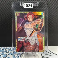 Shanks OP01-120 SEC PRB-01 ONE PIECE The Best OPTCG Card Game Japanese (1021) - Image 1