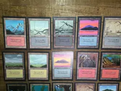 COLLECTORS' EDITION Lot 15 Cards Magic The Gathering MTG Vintage NM Crisp Land - Image 3