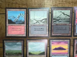 COLLECTORS' EDITION Lot 15 Cards Magic The Gathering MTG Vintage NM Crisp Land - Image 4