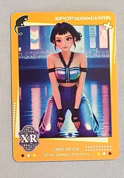 NEW! KPop Demon Hunters Exquisite Collection Card - Zoey - XR Rarity #014 - Image 1