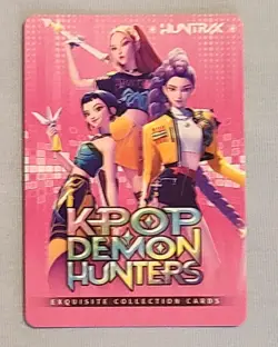 NEW! KPop Demon Hunters Exquisite Collection Card - Zoey - XR Rarity #014 - Image 2