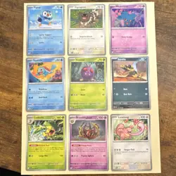 Pokemon Piplup, Zigzagoon & Misdreavus Card Lot (9) English Nintendo - Image 1