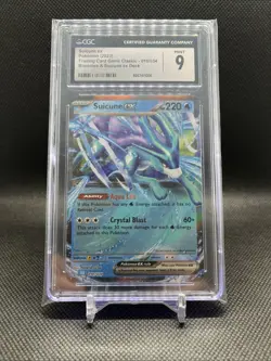 Suicune ex 010/034 Trading Card Game Classic Holo Pokemon CGC Grade Mint 9 - Image 1