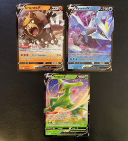 Pokemon Card Lot - V Card Lot (3 Cards Total) - Image 1