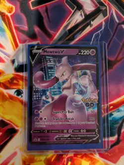 Mewtwo V SWSH223 SWSH: Sword & Shield Promo Cards Holo MP pokemon card - Image 1