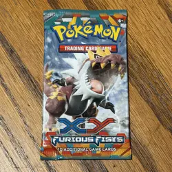 Pokemon TCG XY Furious Fists Booster Pack 10 Cards Sealed Tyrantrum Art - Image 1