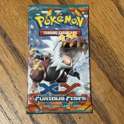 Pokemon TCG XY Furious Fists Booster Pack 10 Cards Sealed Tyrantrum Art - Image 2