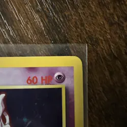 Pokemon Mewtwo Base Set Holo Rare Basic 60 HP 10/102 Card English - Image 3
