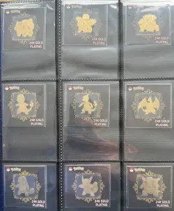 Pokemon 24k gold cards - 2024 - complete 50/50 set- EXCELLENT - popping candy - Image 2