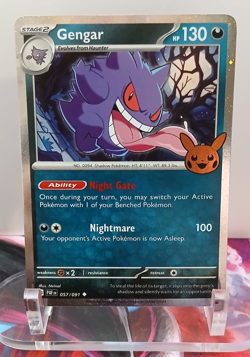 Gengar (Cosmos Holo) 057/091 Trick or Trade 2024 Holo NM-CARD B - Image 1