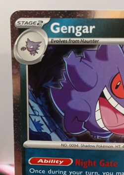 Gengar (Cosmos Holo) 057/091 Trick or Trade 2024 Holo NM-CARD B - Image 2