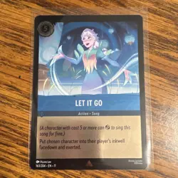 Disney Lorcana Let It Go Cold Foil Card 163/204 English - Image 1