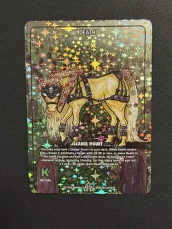 Dead World TCG Death 207/184 SR Borderless Holo Card Kickstarter 2025 3 Star - Image 1