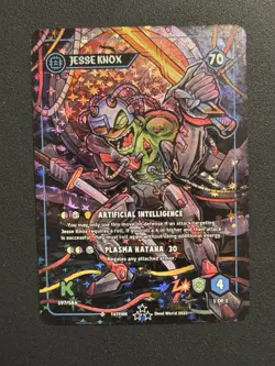 Dead World TCG Jesse Knox 197/184 SR Borderless Holo Card Kickstarter 2025 - Image 1
