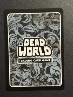 Dead World TCG Jesse Knox 197/184 SR Borderless Holo Card Kickstarter 2025 - Image 2