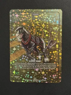 Dead World TCG Famine 208/184 SR Borderless Holo Card Kickstarter 2025 3 Star - Image 1