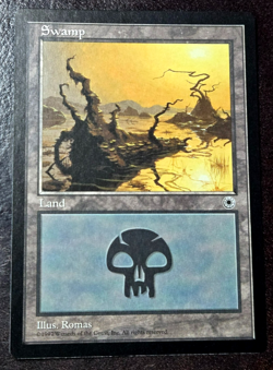 1x MTG Swamp Portal "Yellow Sun" NM/M pack fresh Vintage + Fast Shipping! - Image 1