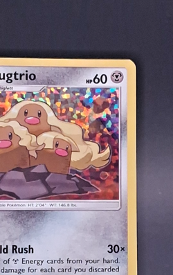 Alolan Dugtrio 11/12 - 2019 McDonald’s Promo Confetti Holo - Pokemon TCG - NM/LP - Image 2