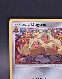 Alolan Dugtrio 11/12 - 2019 McDonald’s Promo Confetti Holo - Pokemon TCG - NM/LP - Image 4