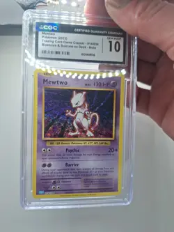 CGC 10 Mewtwo 014/034 CLB Holo - Pokemon TCG Classic - - Image 1