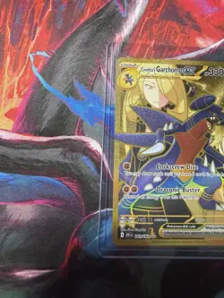 Cynthia's Garchomp ex 241/182 Destined Rivals Gold Hyper Rare Pokemon Card NM - Image 2
