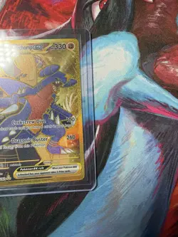 Cynthia's Garchomp ex 241/182 Destined Rivals Gold Hyper Rare Pokemon Card NM - Image 3