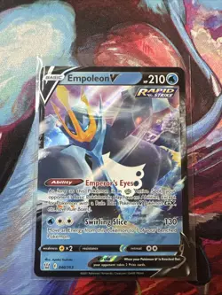 Pokemon TCG Empoleon v Alternative Art Holo Ultra Rare Card Battle Styles - Image 1