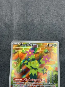 Pokemon TCG Maractus Illustration Rare 160/159 Journey Together Set - Image 2