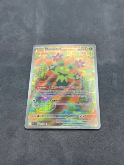 Pokemon TCG Maractus Illustration Rare 160/159 Journey Together Set - Image 4