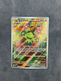Pokemon TCG Maractus Illustration Rare 160/159 Journey Together Set - Image 5
