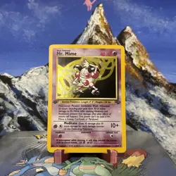 Mr. Mime - 06/64 Pokemon Jungle - WOTC Holo 1st Edition LP ✨ - Image 1